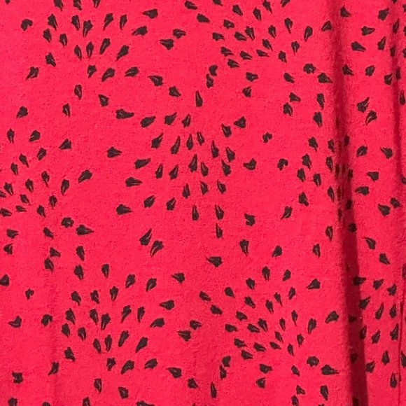 J. Jill Wearever Collection women's size XL red print long sleeve top - Picture 2 of 7